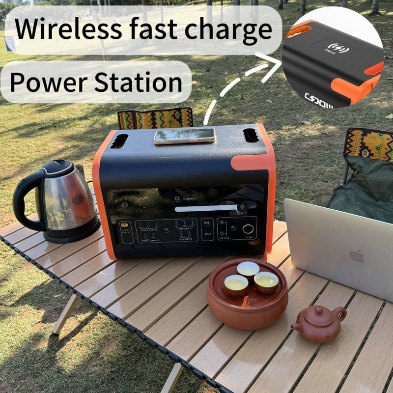 1800W/2000W/2200W/2400W Stasiun listrik darurat portabel suhu tinggi untuk semua perangkat