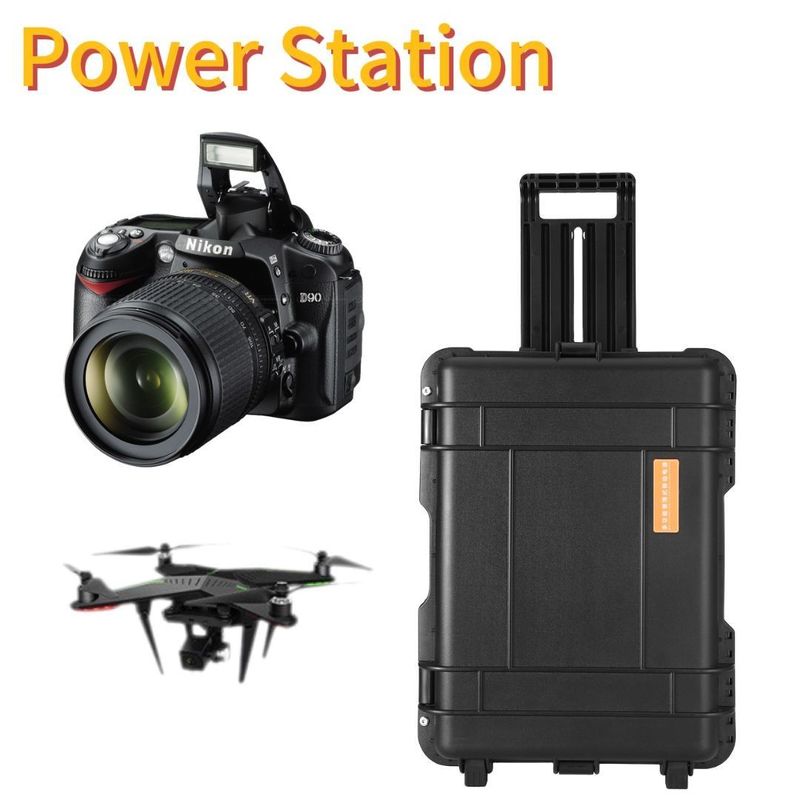 Stasiun Tenaga Portable Solar Uav 3000W 62.5ah Generator darurat dengan 6s Quick Fire
