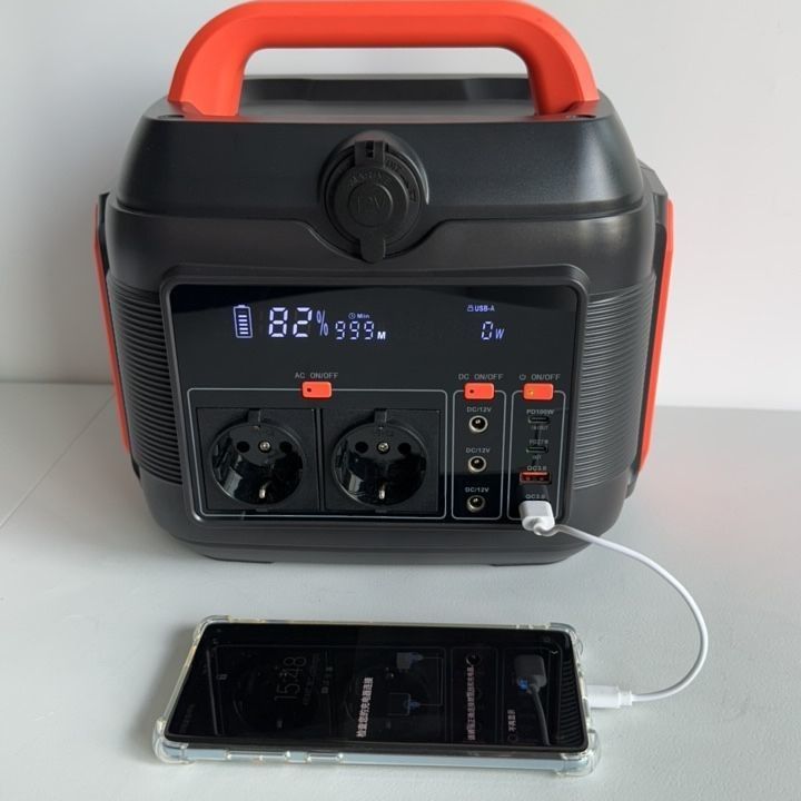 Stasiun listrik pembangkit listrik tenaga surya 200W langsung dengan bentuk gelombang sinusoidal DC Output 12-13V 10A