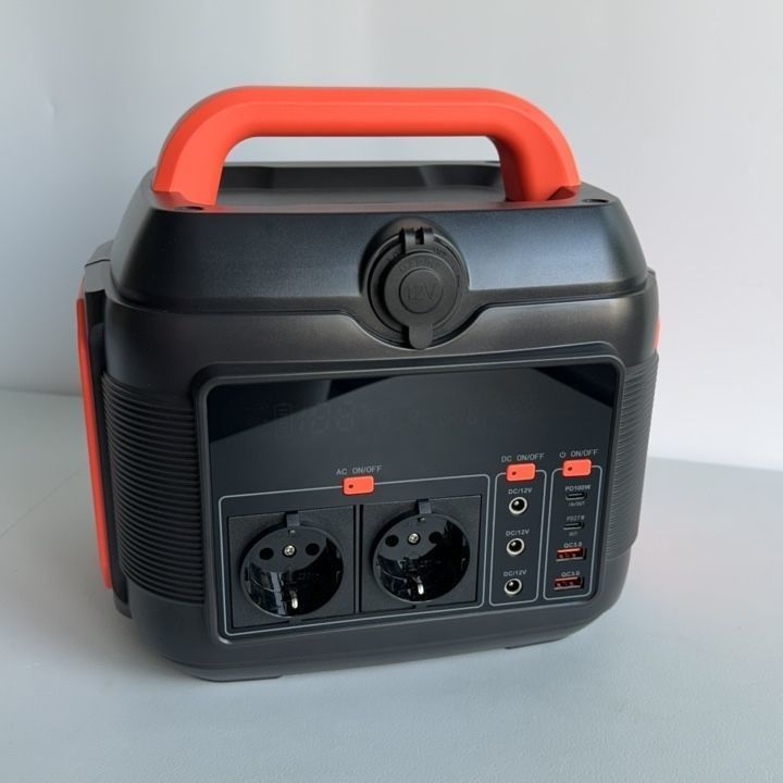 Outdoor Emergency Portable Power Station 600W/576wh dengan DC Output 12-13V 10A