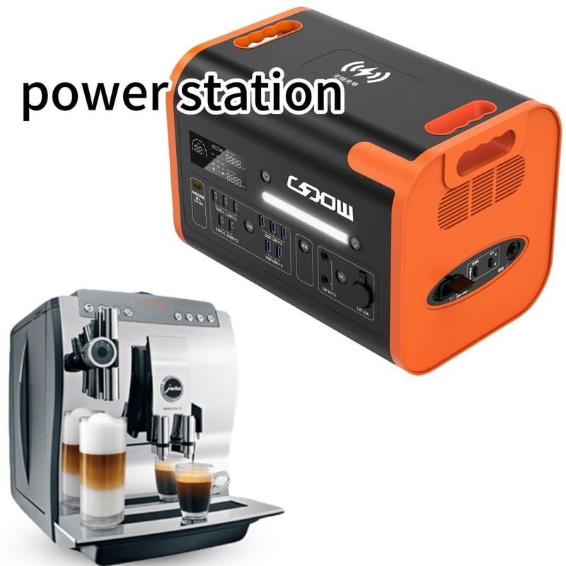 2000W/2200W/2048wh Stasiun Listrik Penyimpanan Energi Camping Portable dengan Inverter Gelombang Sinus Murni