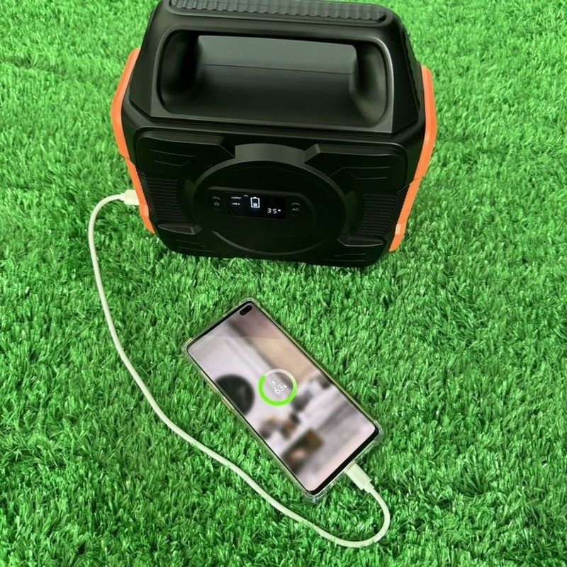 300W Lithium Battery Power Station dan Outdoor Solar Generator Daur Ulang untuk Outdoor