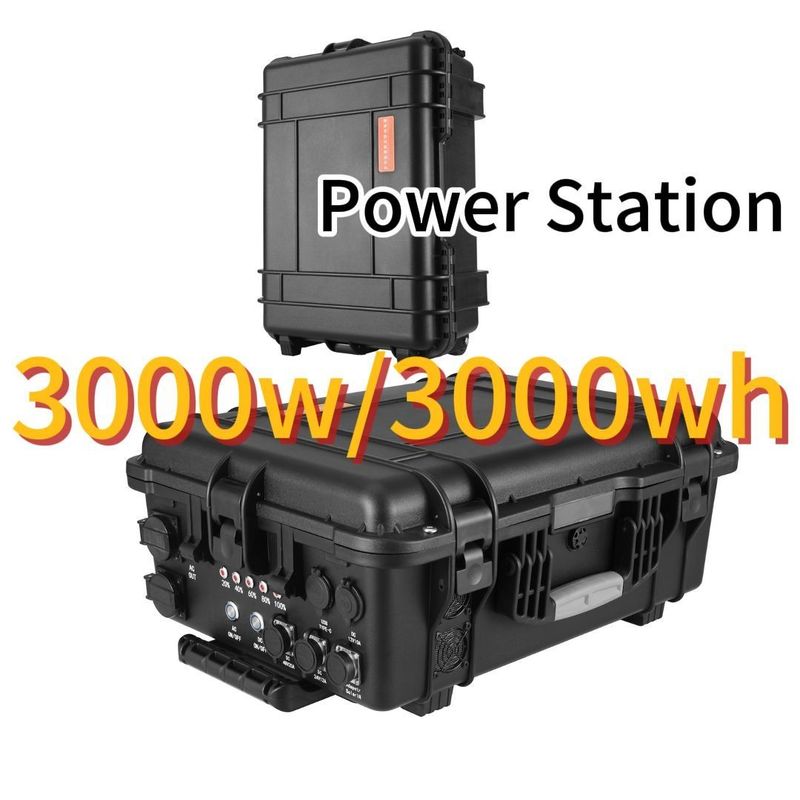 3000W Outdoor RV/Van Camping Emergency Inverter Pembangkit Listrik Ponsel Portable Pull Rod and Pulley