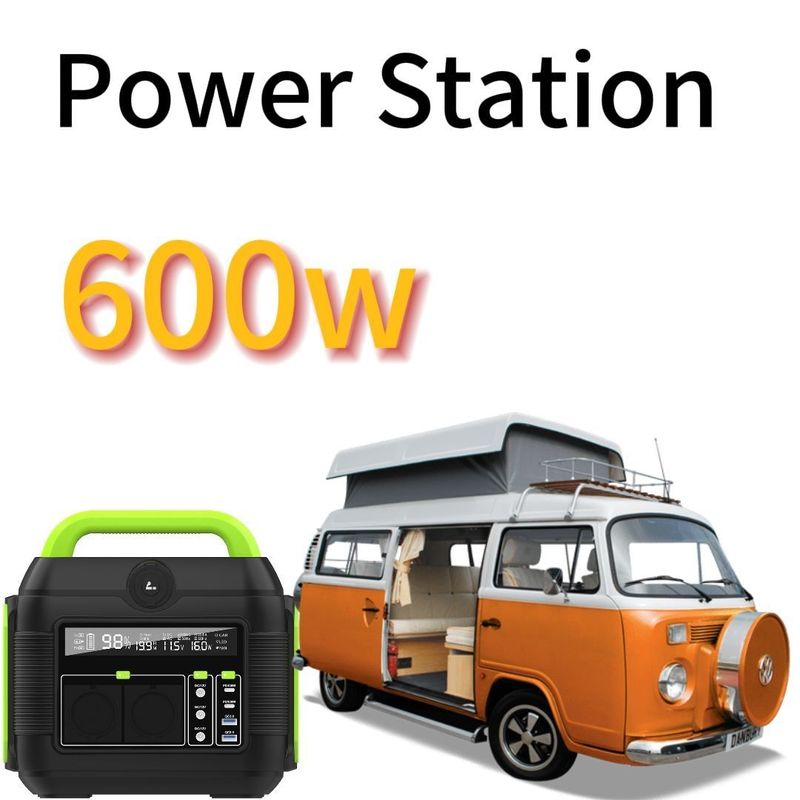 600W/288wh Outdoor Activity Solar Mobile Portable Power Station dengan Baterai Lithium