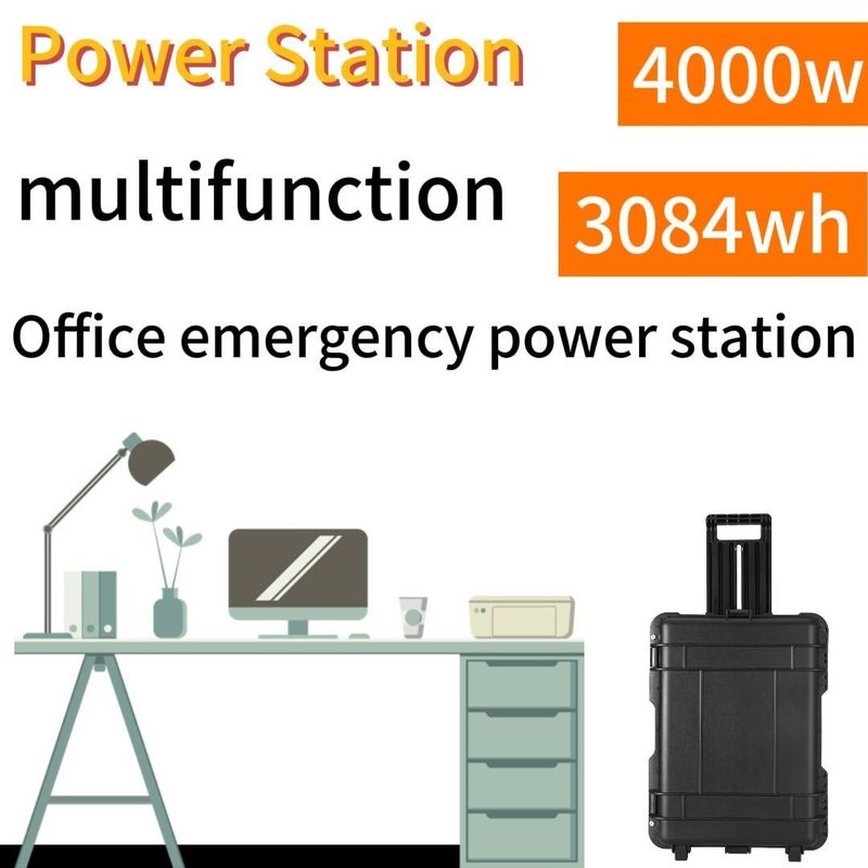 4000W 3840wh Baterai Portable Surya Sempurna untuk Kebutuhan Listrik Darurat di Luar