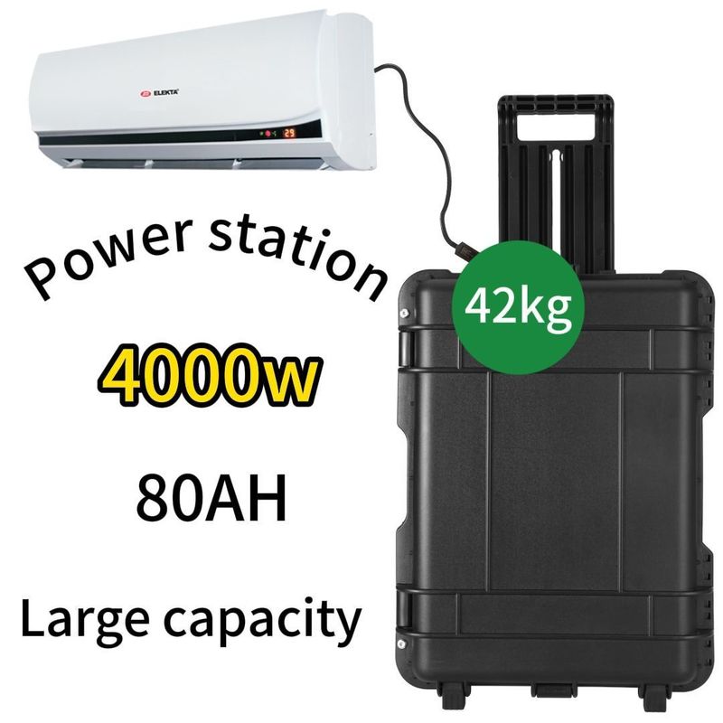 LT-40 4000W/3840wh/OEM ODM Baterai Stasiun Listrik Portable bersertifikat CE dengan Kapasitas Tinggi