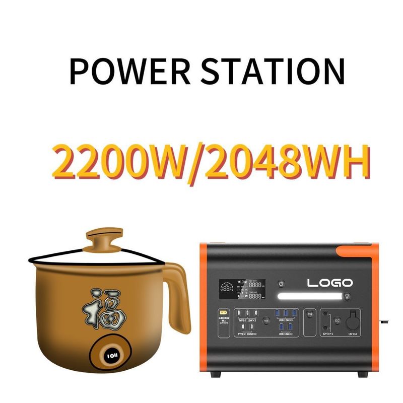 Long Life Span LiFePO4 Baterai 2048ah untuk Camping Pekerjaan Perikanan Pembangkit Listrik Portable