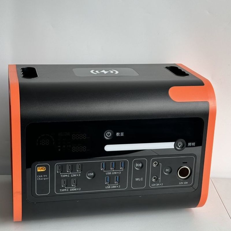 Jangka hidup 2000 kali 600W penyimpanan energi rumah generator surya 2200W pembangkit listrik portabel
