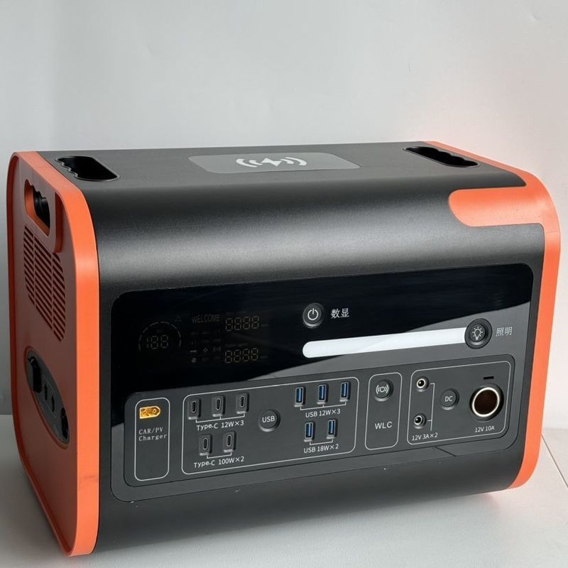 110V 220V Solar Power Station 1000W 2200W untuk pasokan listrik tanpa gangguan di luar ruangan
