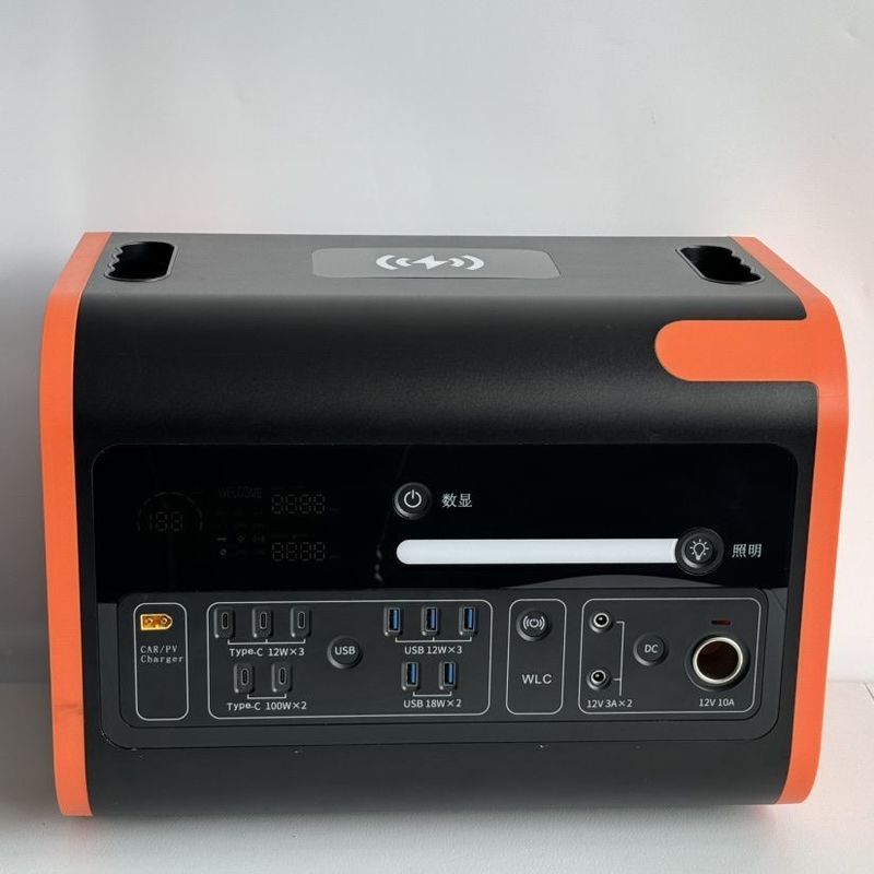 LiFePO4 2200W AT22 Stasiun Tenaga Surya Portabel untuk Pasokan Energi Cadangan di Camping