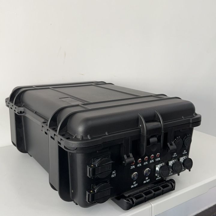 Solar Generator 3000W Outdoor Power Bank dengan semua AC Output Socket dan Komunikasi RS485