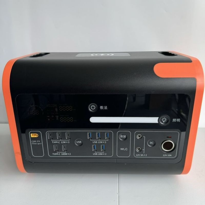 2200W 2048wh Stasiun Listrik Portabel untuk Pengisian Panel Surya di Luar Ruang Dalam Kasus Darurat