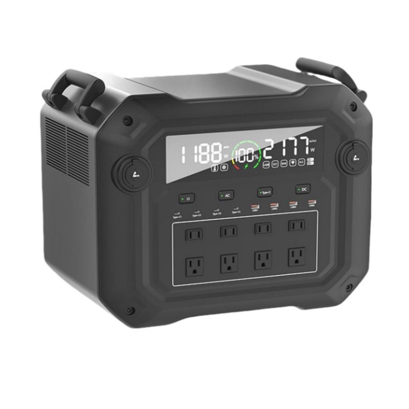 600W Max Solar Panel Input Portable Power Solar Generator 3600watt untuk Rumah dan Luar Ruangan