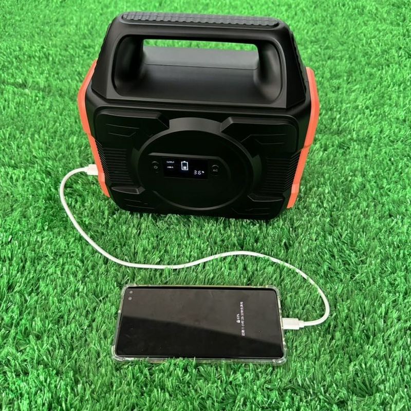300W Power Rechargeable Solar Generator untuk Pembangkit Listrik Portable dan Camping Outdoor