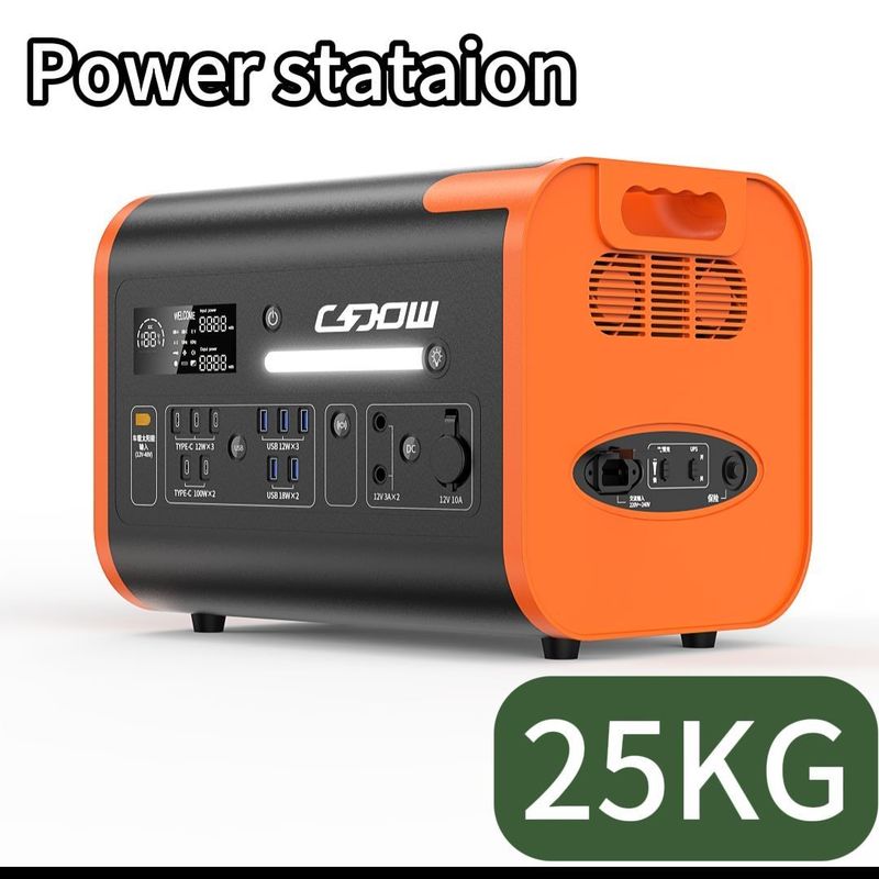LiFePO4 500W 2200W Wireless Charging Portable Solar Power System Pembangkit Listrik Portable