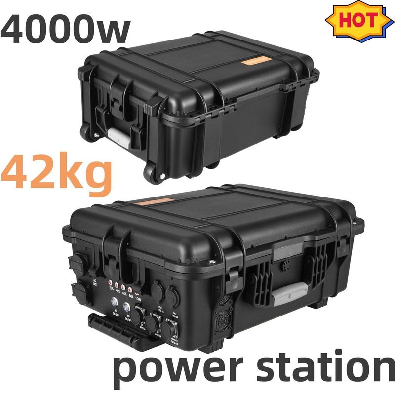 4000W/80ah Pure Positive Wave Camping Solar Portable Charging Power Station oleh LiFePO4