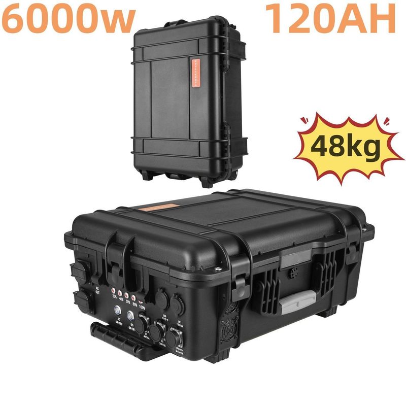AC Pure Sine Wave 6000W/120ah Generator Surya untuk Rumah dan Solusi Energi Luar Ruangan