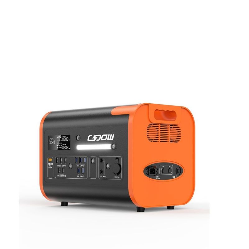 220V±5% AC Output Voltage Pembangkit Listrik Portable dengan Kapasitas Besar 2200W/2048wh/40ah
