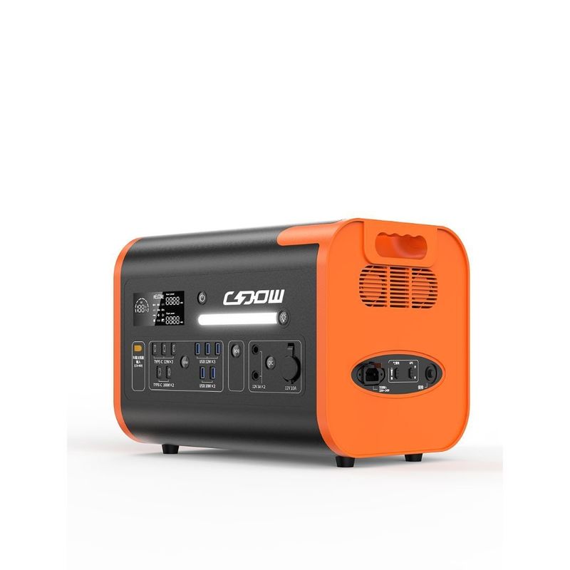 1800W/2200W Daya Keluar Panel Surya Pasokan Listrik Darurat untuk keperluan luar ruangan dan rumah