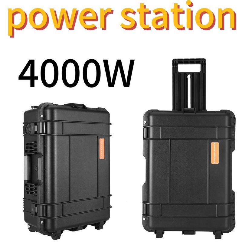 4000W Lithium Iron Phosphate Battery untuk Pekerjaan Luar dan Rumah Standby Power Station