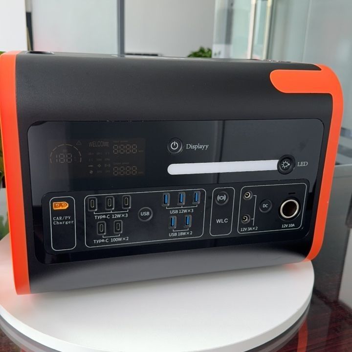 Tipe-C 3*18W/2*100W Power Supply Storage Solar Energy untuk Solusi Listrik Luar Ruang