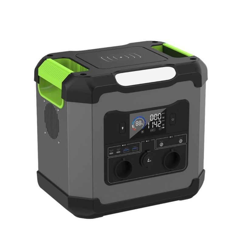 110V/220V/1500W Lithium Battery Darurat Outdoor Mobile Power Portable Power Station
