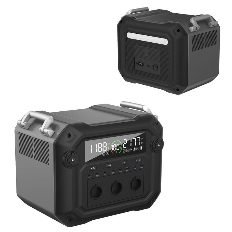 LiFePO4 3600W Portable Power Inverter untuk RV/Van Outdoor Camping dan Stasiun Darurat