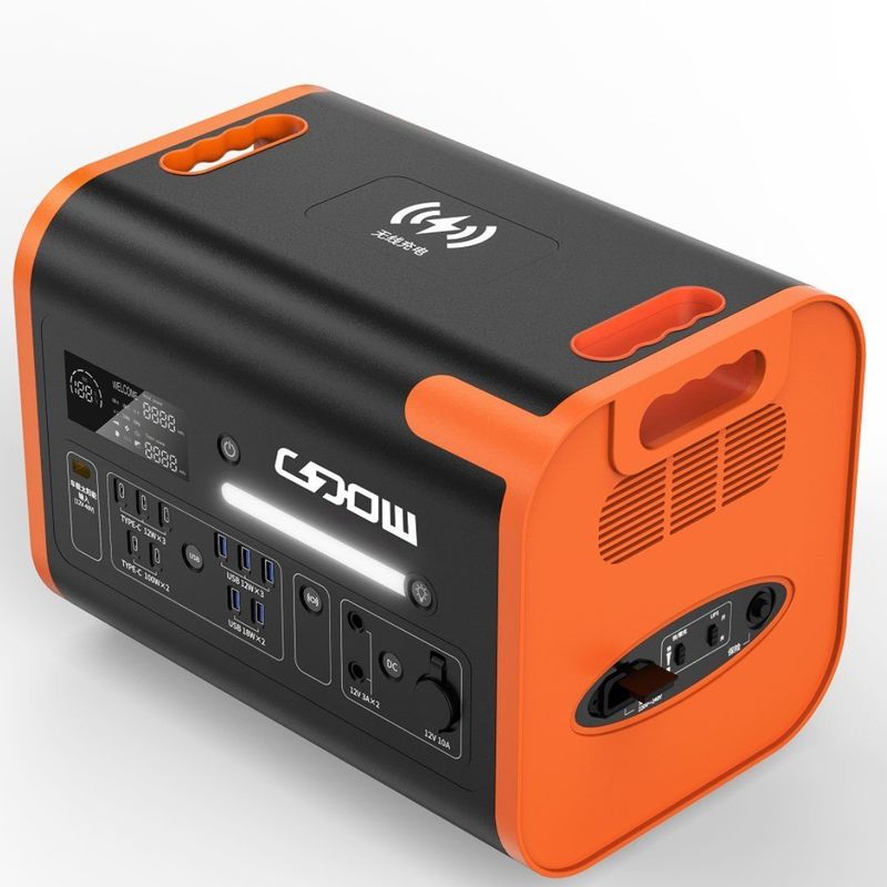 2200W/2048wh Baterai Lithium Energi Penyimpanan untuk Stasiun Luar Angkasa Daya Surya Portable