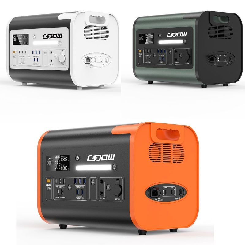 Fast Charge 2200W/40ah Sumber Daya Portable untuk Outdoor Camping Backup Energy Storage
