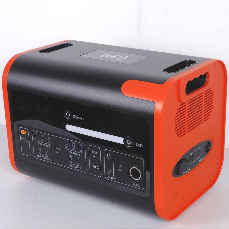 AT22 Solar Charging 800W Portable Power Station untuk Rumah Tangga Luar Ruang Kapasitas Besar