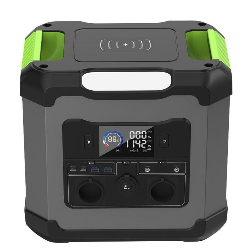 12V-13V/10A DC Output 1500W/1344wh Portable Power Station untuk kebutuhan rumah tangga di luar ruangan