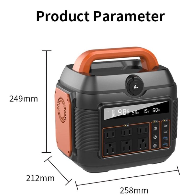 600W/1200W/3600W Lithium Battery Solar Generator Hot Mobile Power untuk Camping Outdoor
