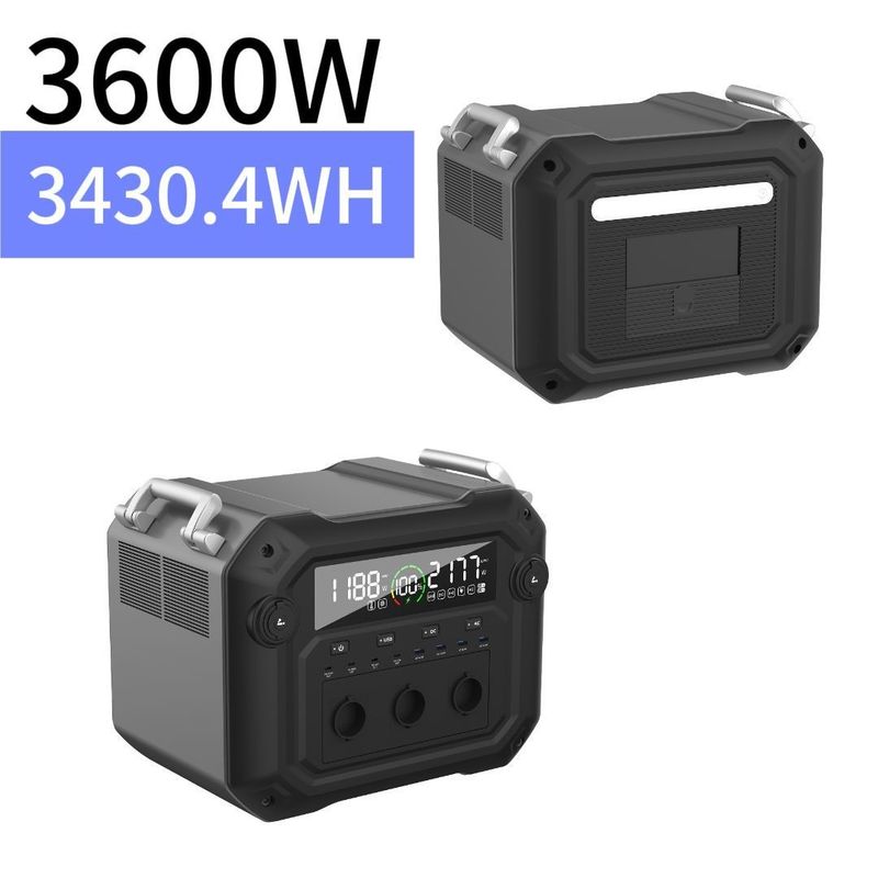 Inverter Bidirectional 3600W/3430.4wh Multi-Functional Mobile Power Supply untuk outdoor