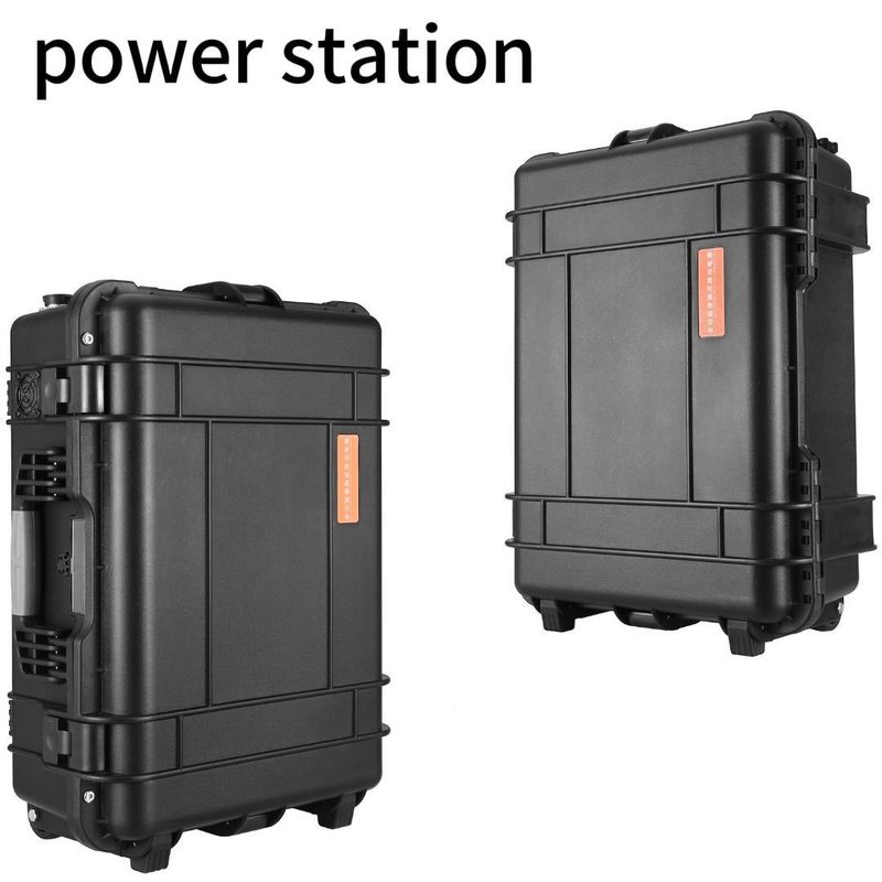 Stasiun listrik portabel dengan kapasitas baterai 48V62.5ah 3000wh dan pengisian panel surya
