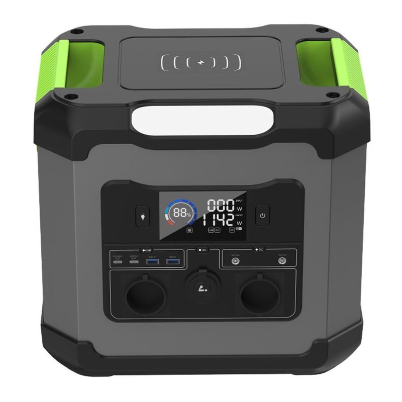 Inverter Inverter Bidirectional 16,3kg 1500W Mobile Power Supply untuk Camping Outdoor