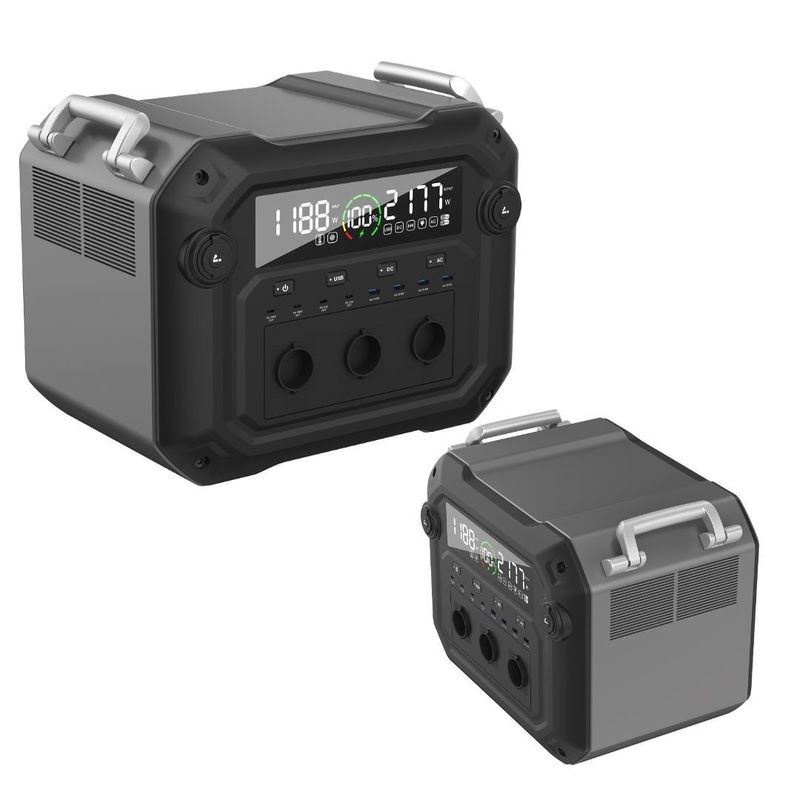 Pasokan Daya Portable Langsung Tegangan Keluar 3600W untuk Stasiun Listrik Indoor dan Outdoor