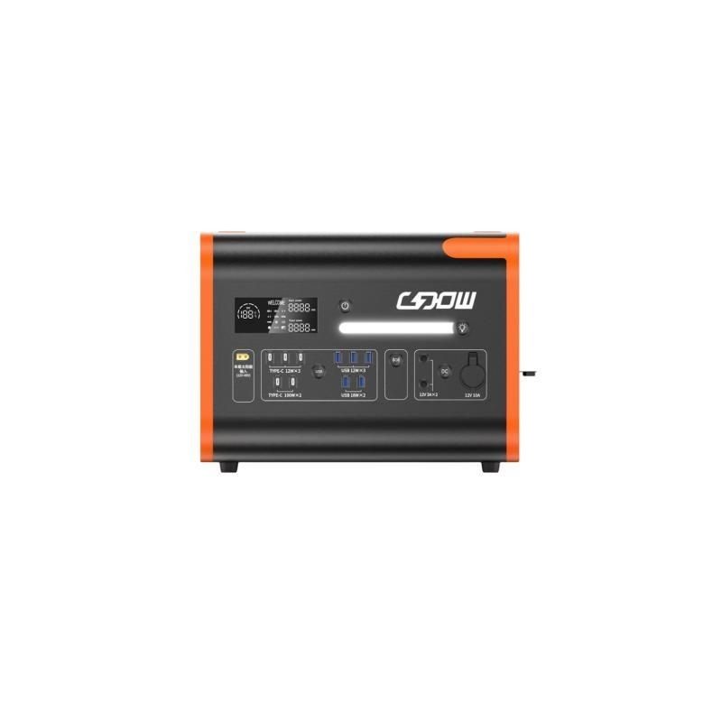 Kekuatan konstan 3500W 2200W Sistem penyimpanan energi portabel dengan Power Station USB