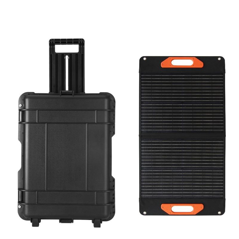 Stasiun Daya Seluler Luar Ruang dengan Inverter Gelombang Sinus Murni 3000W dan Baterai LiFePO4