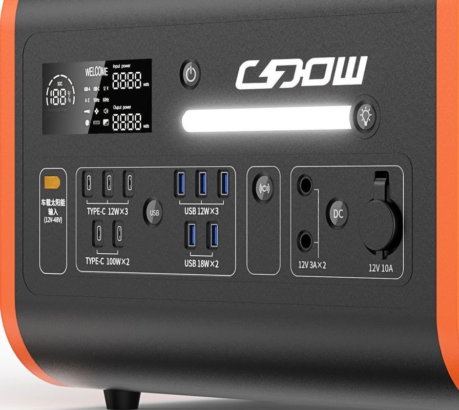 2200W 2048Wh Station Power Station/LifePo4 Portable Mobile Power/Inverter Pure Sine Wave