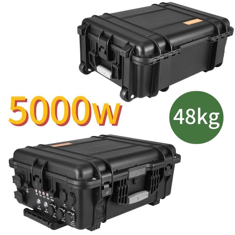 USB Portable 5000W Solar Power Station untuk Outdoor Travel Camping dan Situasi Darurat