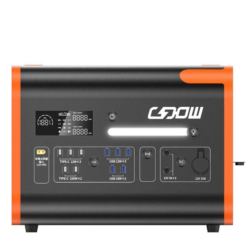 Un38.3/Msos Otentikasi 2200W 220V Portable Solar Charging 800W Generator untuk outdoor