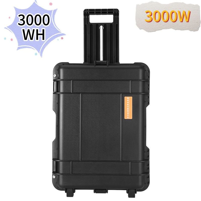 CE.Un38.3 Stasiun Tenaga Surya Portable 3000W/3000wh yang disertifikasi untuk berkemah dan darurat