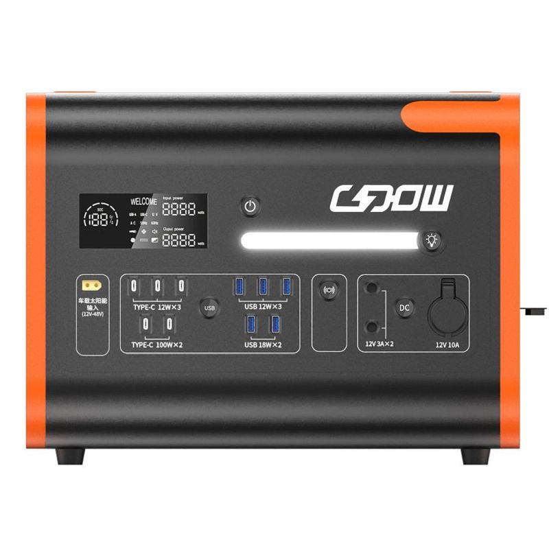 40ah/2200W/2048wh Hot Orange Rumah Tangga Portable Energy Storage Power Station untuk outdoor