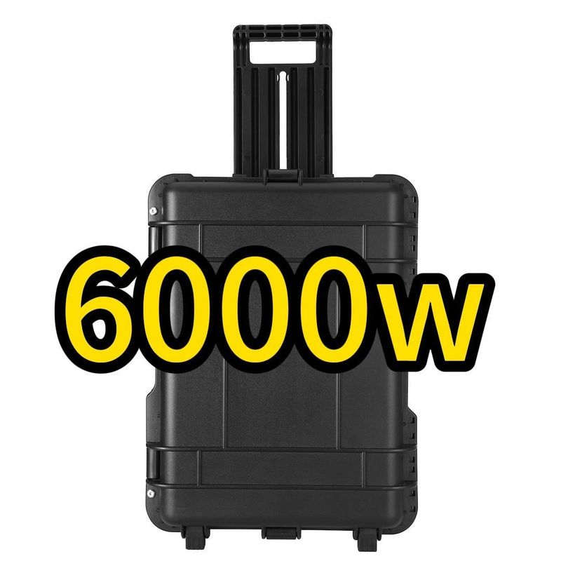 USB/Tipe-C 18W Max Rumah dan Camping Portable Charger 6000W 6216WH ST-60 Power Station