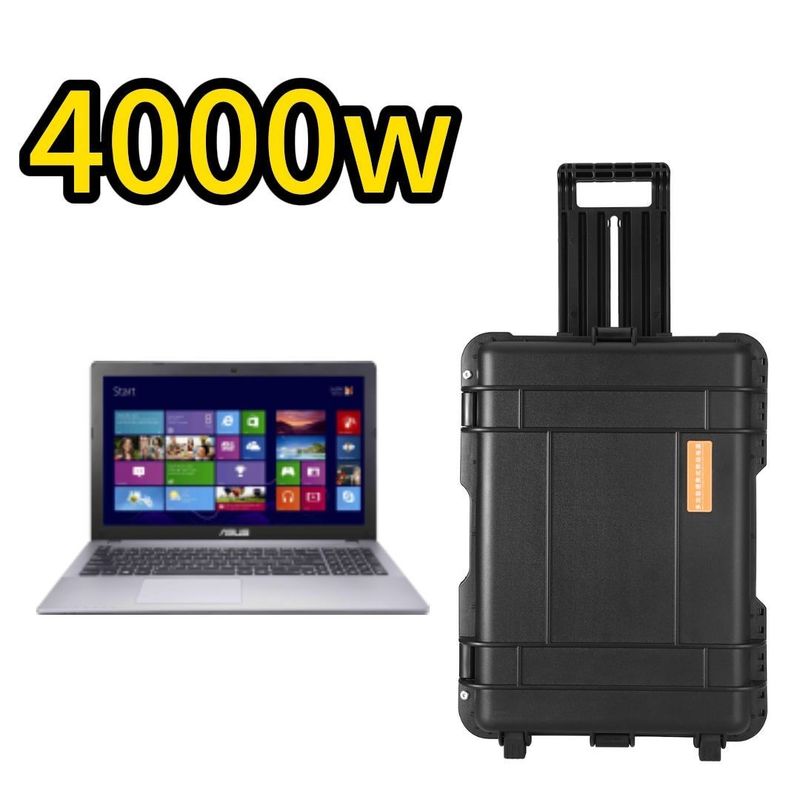 AC Pure Sinus Wave Portable Power untuk Rumah dan Camping 4000W Output Socket Semua Jenis