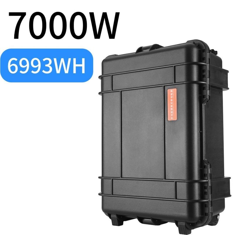 Stasiun Tenaga Surya Portable 7000W/5000W/3000W untuk Pengisian Darurat Perjalanan Luar Ruang