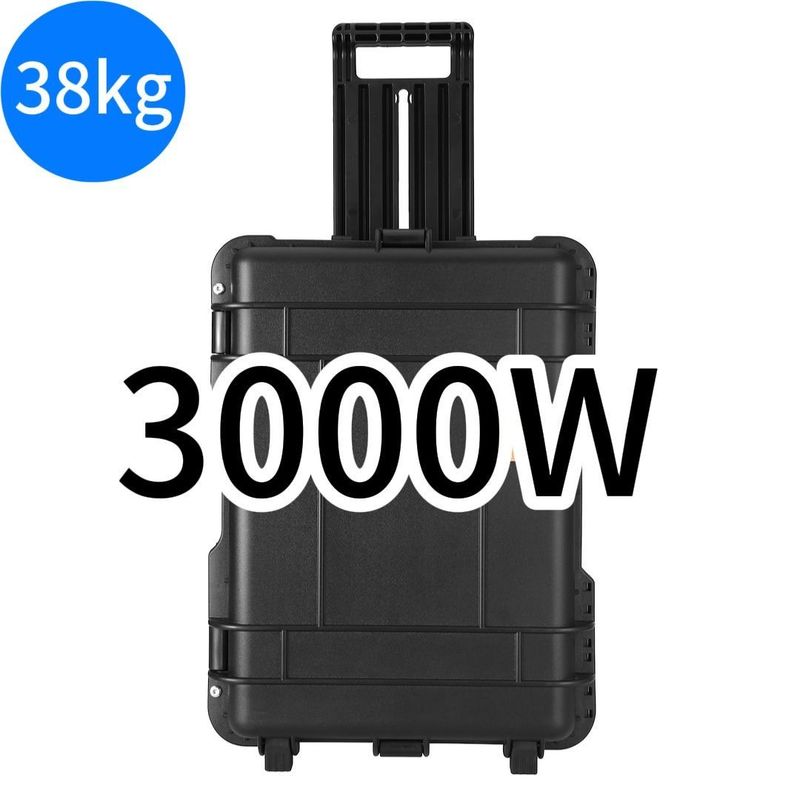 4000W/3840wh Sumber Daya Ponsel Kapasitas Besar untuk Perjalanan Luar Ruang Stasiun Daya Penyimpanan Darurat 1