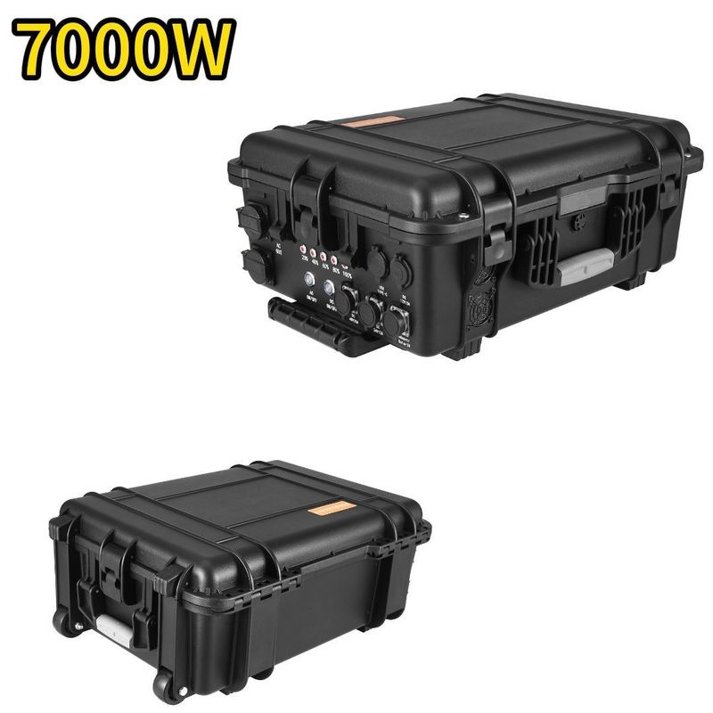 8000W Peak Power Mobile Power Station untuk Standby Darurat dan RV/Van Outdoor Camping