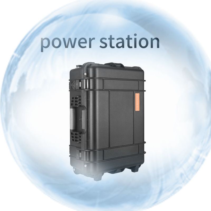 8000W Peak Power Outdoor Mobile Power Station dengan Soket AC 220V dan Baterai Lithium