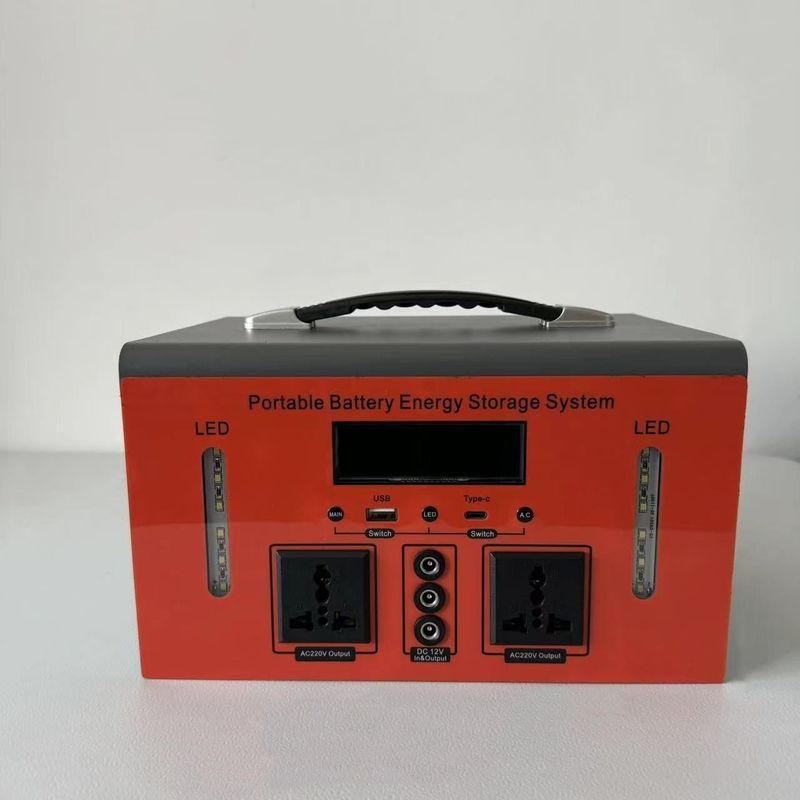 USB dan 12V DC Output Solar Mobile Power Station untuk Outdoor Camping 300W/500W Output